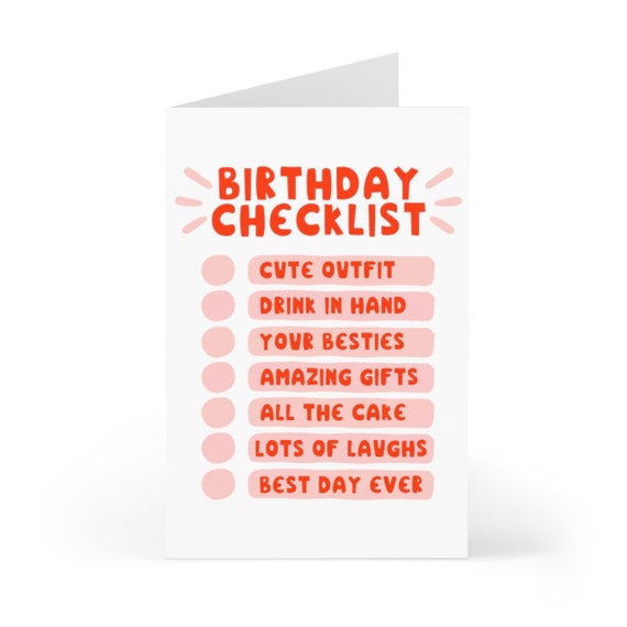 Happy Birthday Card for Best Friend Birthday Card Funny - Etsy