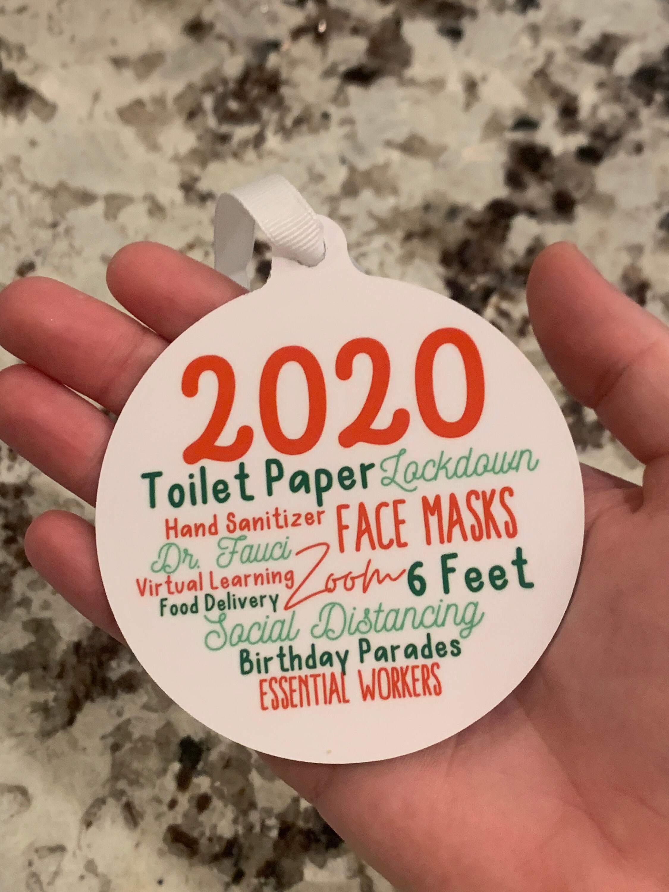 2020 Christmas Ornament Christmas Quarantine Ornament 2020 Etsy