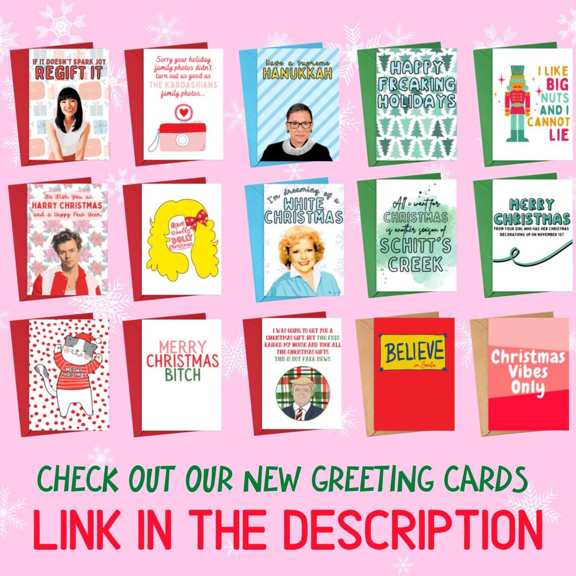 Preppy Christmas Cards 