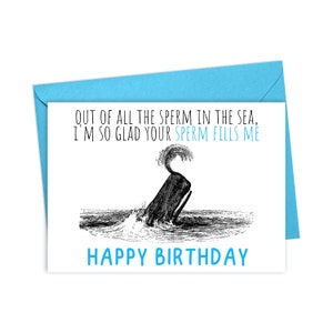 Sexy Boyfriend Birthday Card Dirty Birthday Card for Husband Inappropriate Birthday Cards for Adults Funny Birthday Card for Him Naughty