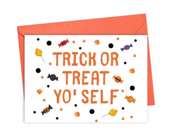 Funny Halloween Card for Him - Cute Halloween Card - Printable Halloween Card - Trick Or Treat Cards for Her - Happy Halloween Gifts Funny
