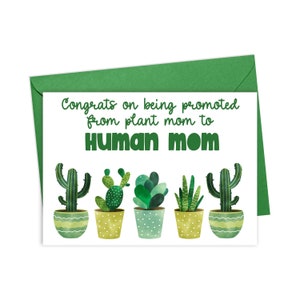 New Baby Cards Expecting Mom Card New Mom Card for Expecting Mom Funny Pregnancy Card New Parent Gift Congratulations Card Baby Shower Card