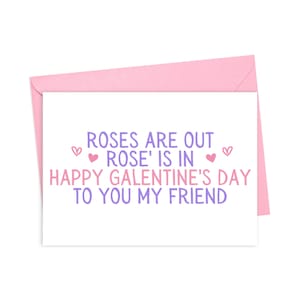 Funny Galentines Day Card Funny Galentine Card Galentines Day Gifts for Best Friend Happy Galentines Day Gift Valentines Cards for Friends