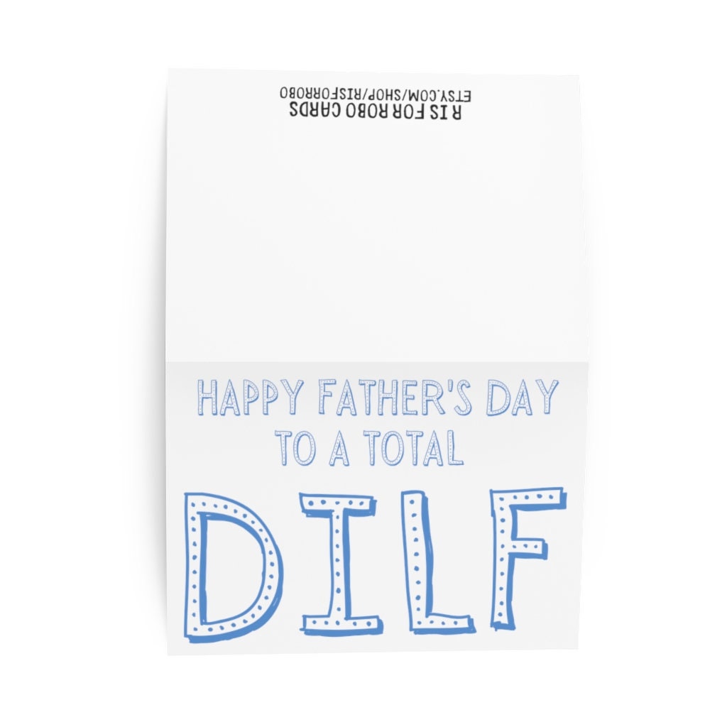 printable fathers day card from wife fathers day card dilf etsy