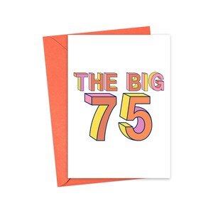 75th Birthday Gift for Women - 75th Birthday Gift for Men - Funny Birthday Card for Her - Printable Birthday Card Funny Happy 75th Birthday