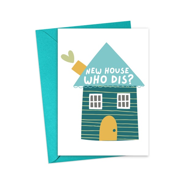 Funny Housewarming Card - Happy New Home Card - Funny New House Card - Funny Housewarming Card - New Home Card - First Home Card for Her