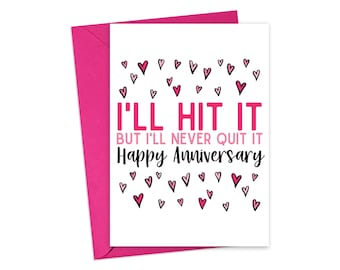 Funny Anniversary Card for Husband Happy Anniversary Card for Boyfriend Sexy Dirty Anniversary Card for Wife Anniversary Card Funny for Him