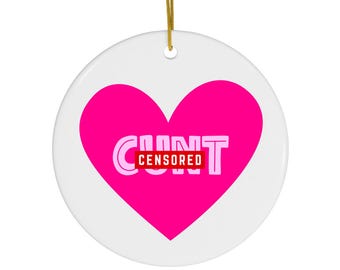 Funny Christmas Ornaments Funny Ornament Inappropriate Ornament White Elephant Gift for Her Gag Gifts Naughty Dirty Christmas Ornaments