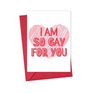 Gay Anniversary Card - Lesbian Anniversary Card for Girlfriend Gift Lesbian Card - Lesbian Anniversary Gift for Her Queer Gay Card LGBT Card