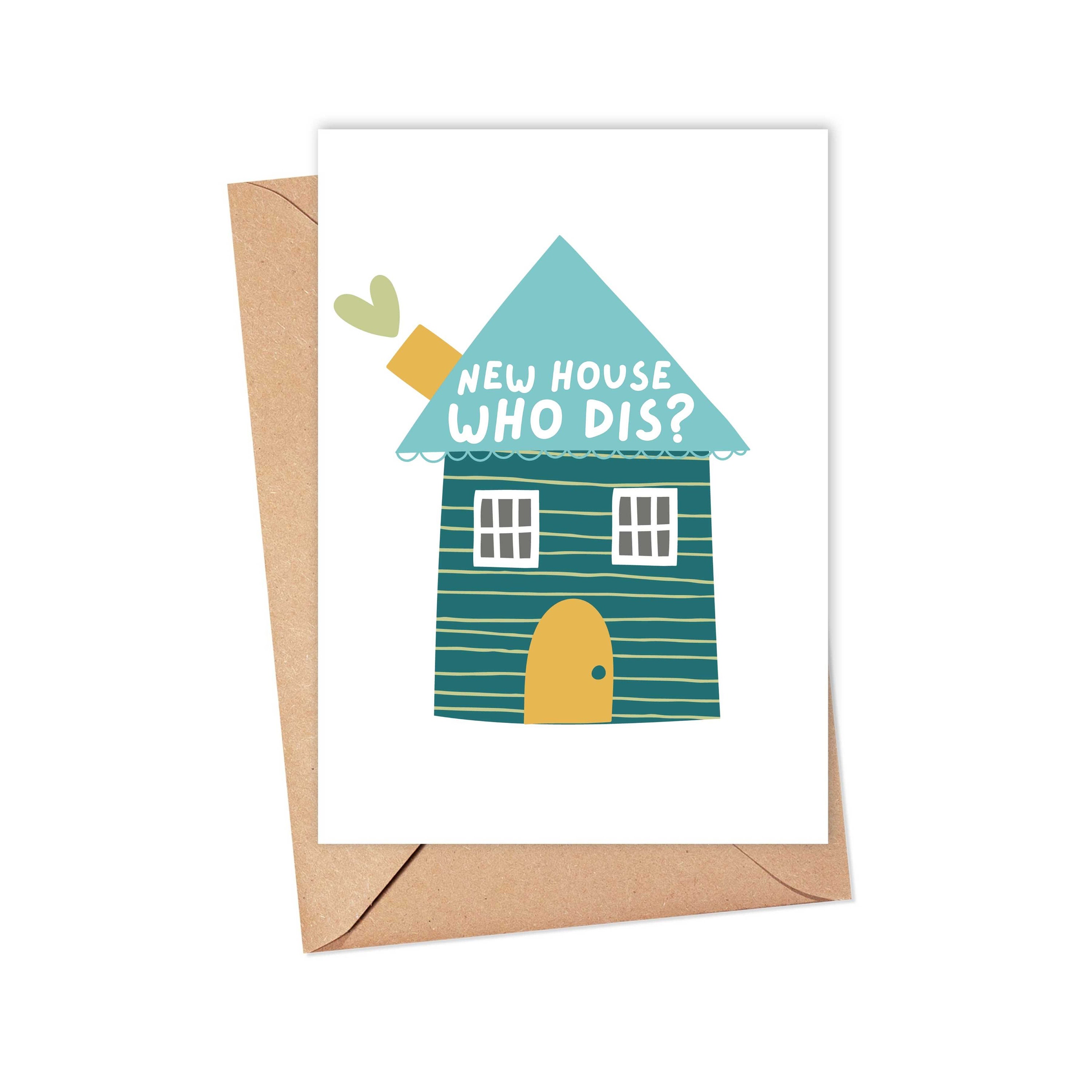 New House Card New Home Card House Warming Card | Etsy