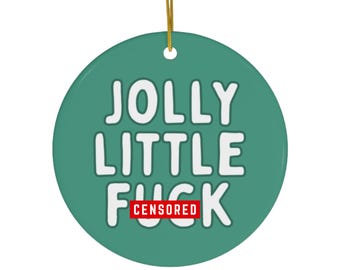 Funny Christmas Ornaments for Gift Exchange | Unique Christmas Gift Man Funny Ornament Inappropriate White Elephant Gift for Her Gag Gifts