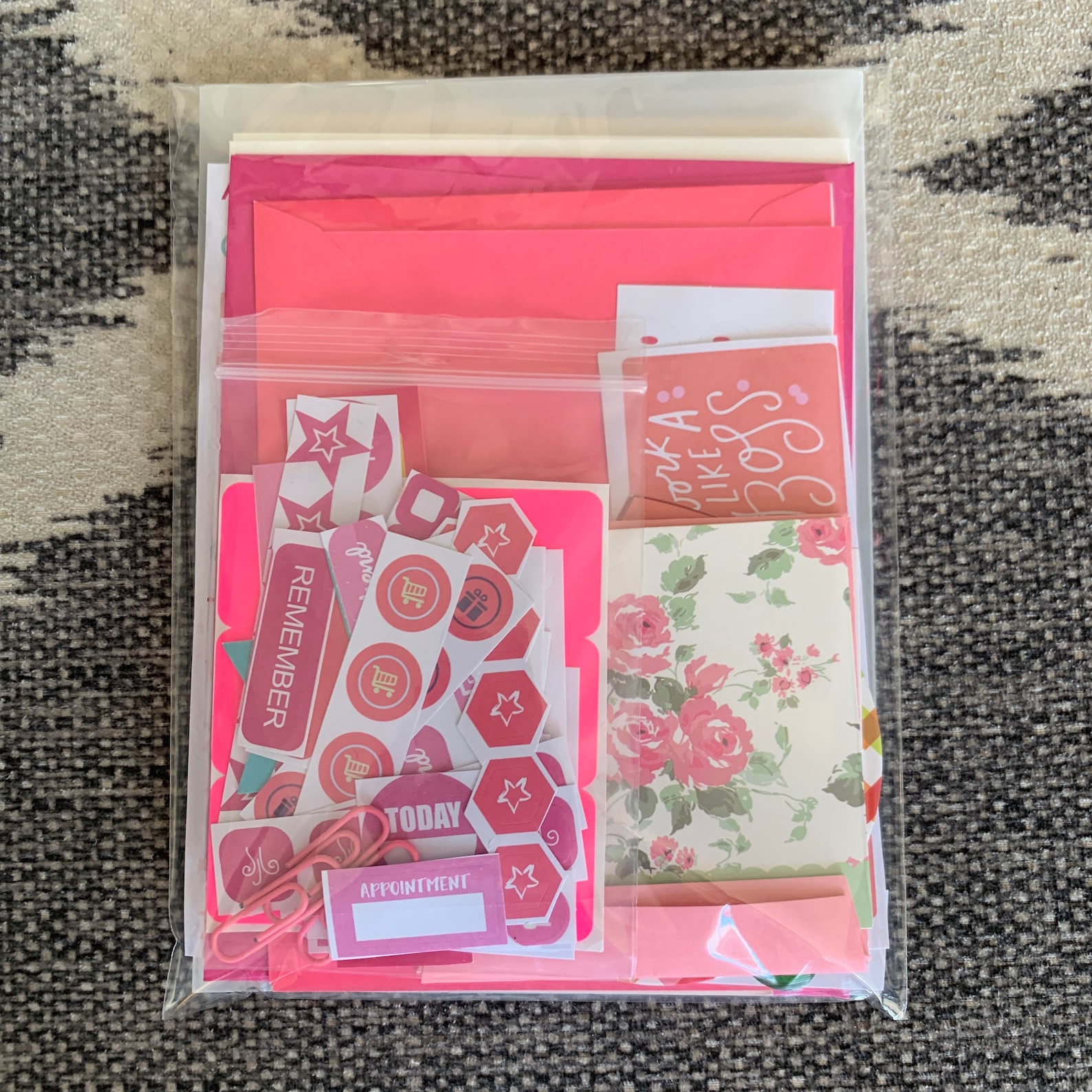 Stationery Grab Bag Stationary Kit Pen Pal Kit Etsy