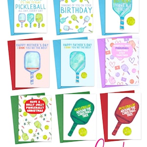 Pickleball Birthday Card Pickleball Gifts for Men Pickleball Gifts for Women Pickleball Cards Funny Birthday Card Pickle Ball Gifts for Him image 9