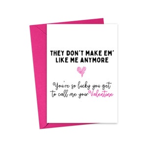Funny Valentines Day Cards for Him Valentines Day Gift for Wife Funny Valentines Day Cards for Boyfriend - Funny Valentine Card for Husband
