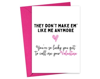 Funny Valentines Day Cards for Him Valentines Day Gift for Wife Funny Valentines Day Cards for Boyfriend - Funny Valentine Card for Husband