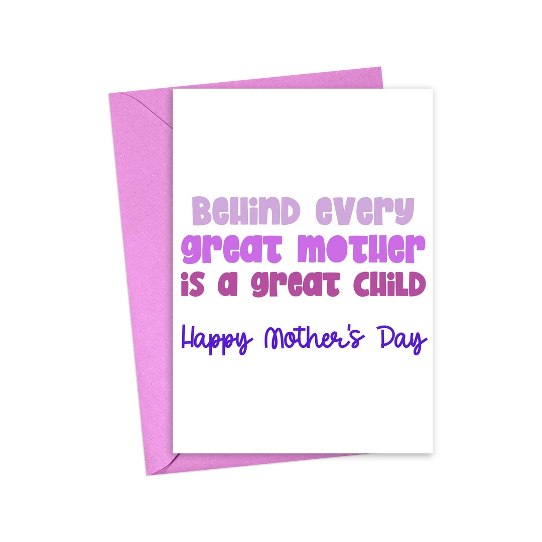 Funny Mothers Day Card Funny Printable Mothers Day Card - Funny Mothers ...
