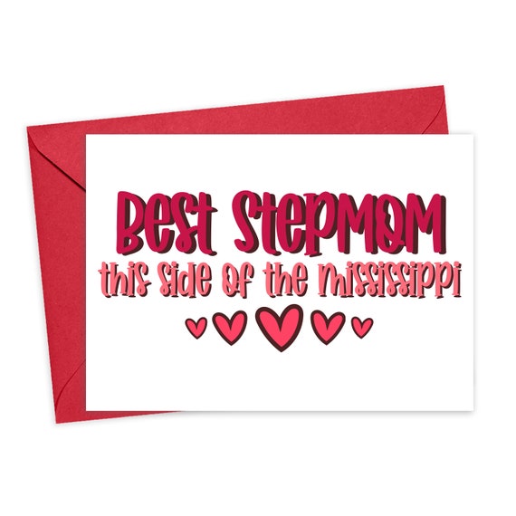 Funny Mothers Day Card for Stepmom Gifts for Step Mom Mothers Day