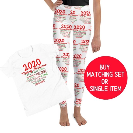 Unisex Kids Christmas Outfit Christmas Quarantine Pajamas Etsy