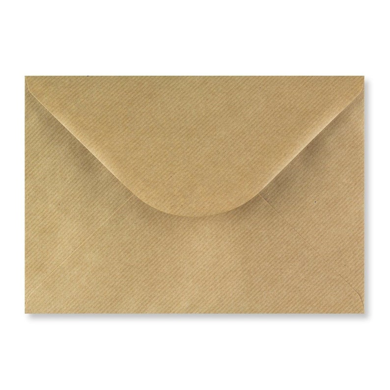 C5 162x229mm Brown Ribbed Envelopes for A5 Greeting Cards Etsy UK