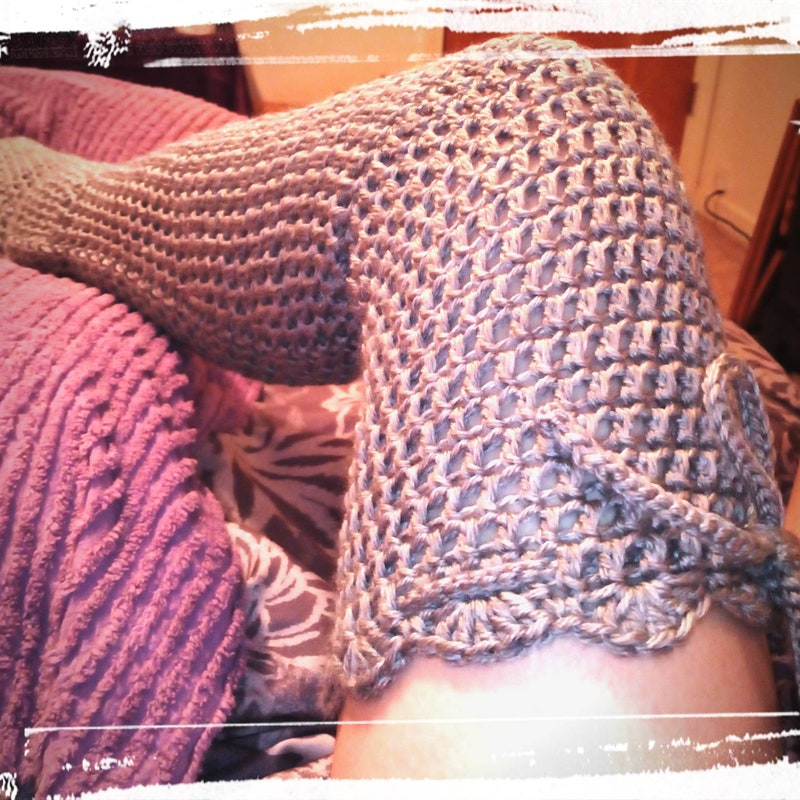 Knit Thigh High Etsy