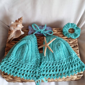 Boho 100% Cotton Handmade Crochet Halter Top