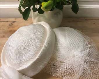 ladies cream occasion hats