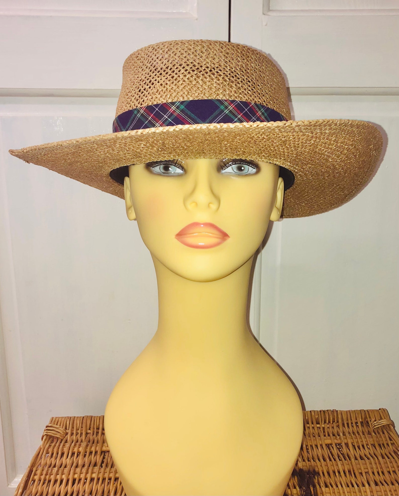 Ladies Cowgirl Style Hat from Burgess Hats. Wide Brim Etsy