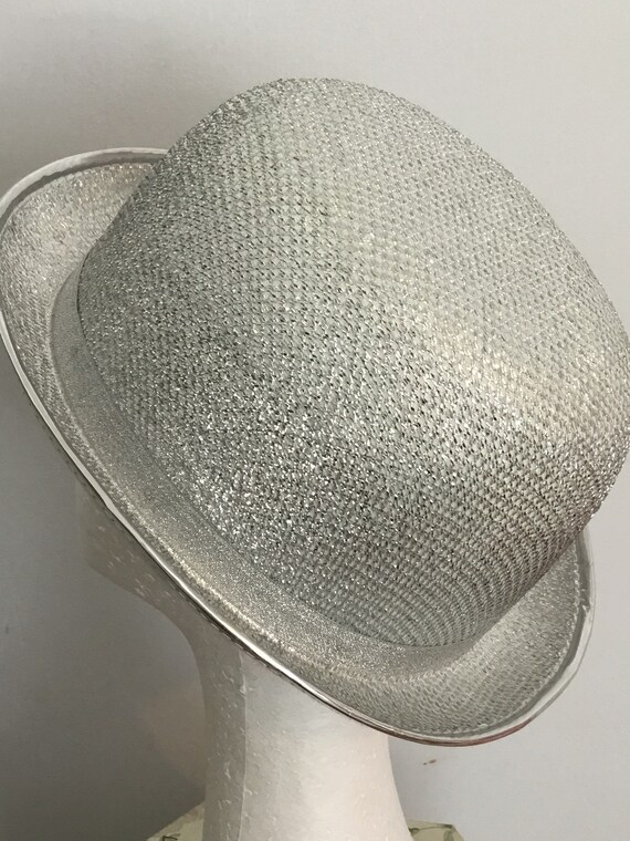 sparkly bowler hat