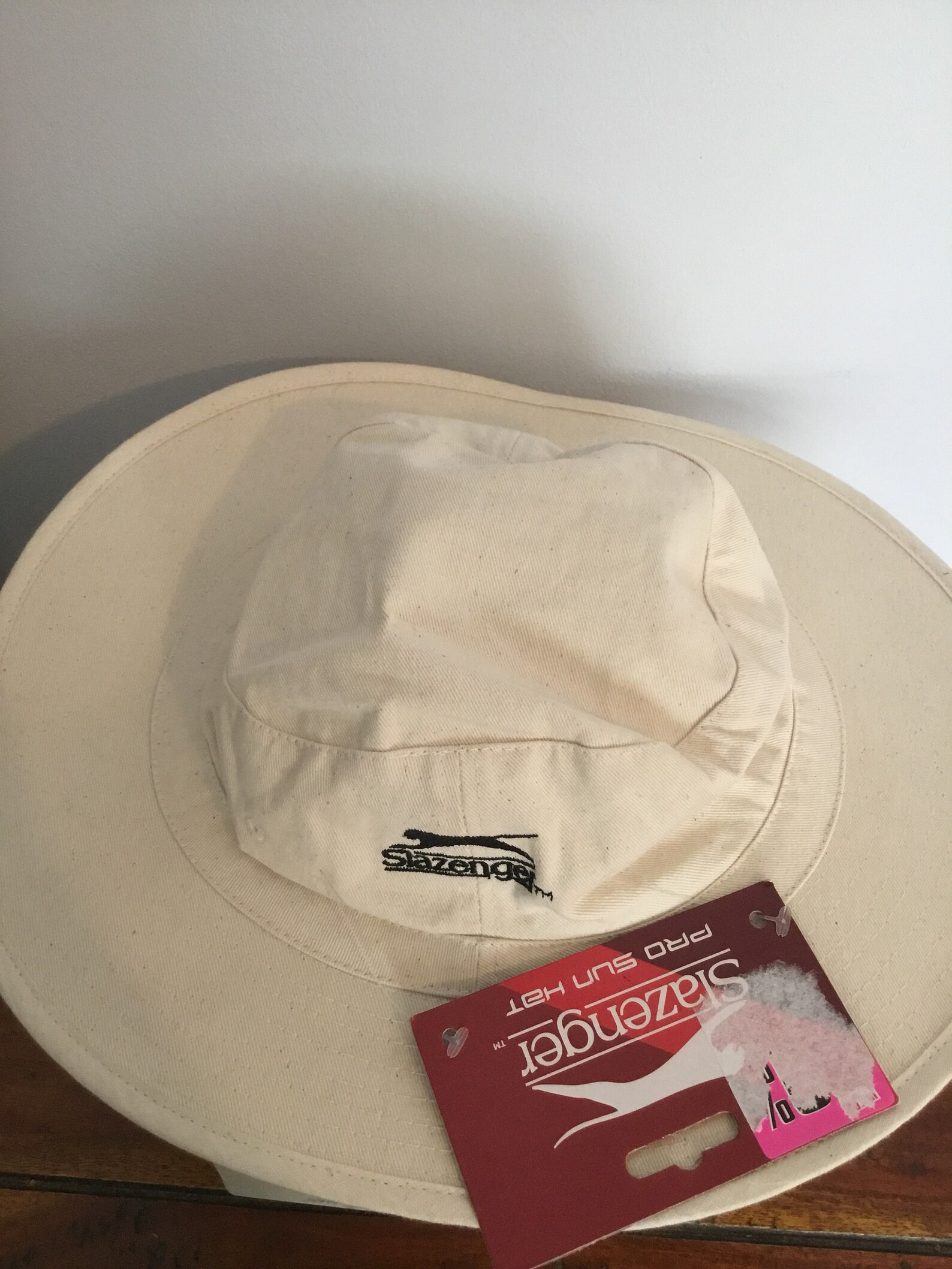 Mens White cotton stiff brim ventilated sun hat. Sport Etsy