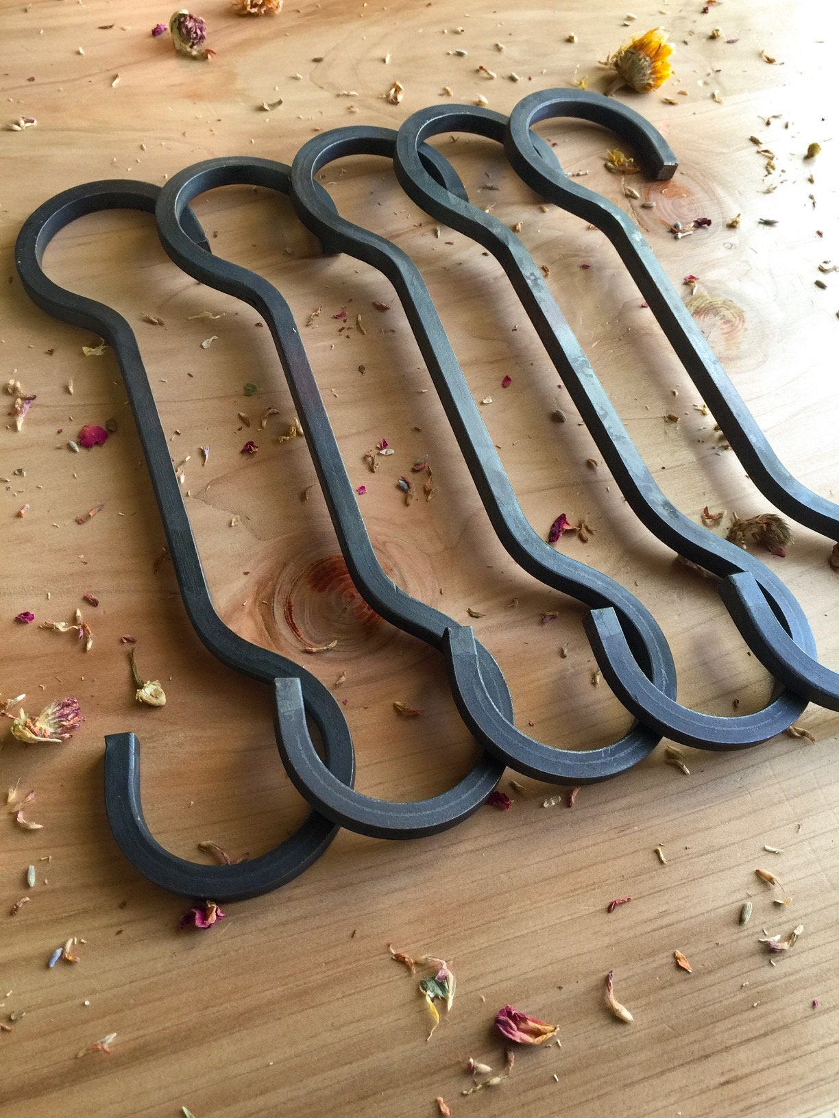 Modern S Hooks Rain Gutter Chain Plant Hangers Kitchen Etsy