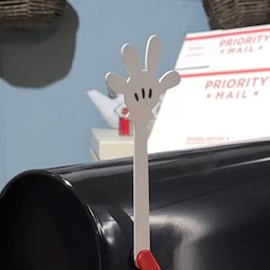 Mickey Hand Mailbox Flag. Note this is the flag only.