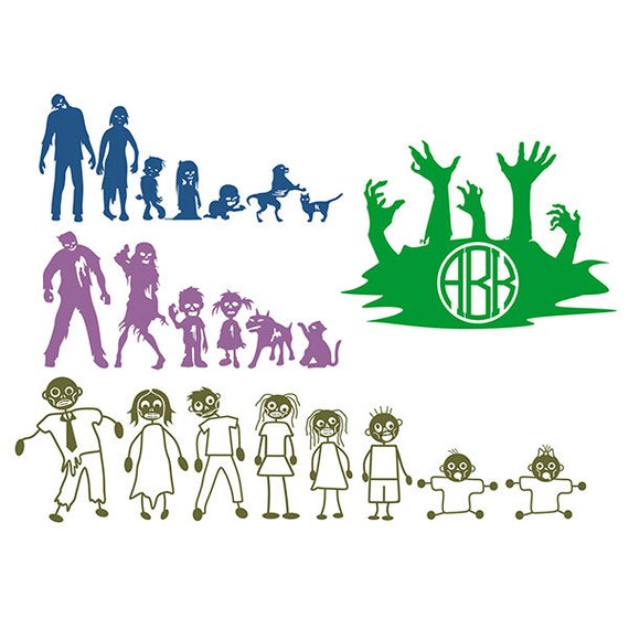 Download Zombie Family Car Pack Logo Emblem Cut Svg Etsy 3D SVG Files Ideas | SVG, Paper Crafts, SVG File