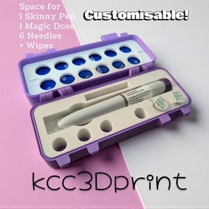 Estuche de viaje Wegovi/Mounjaro Icepack personalizado. Su texto aquí. Seguro, resistente y discreto.