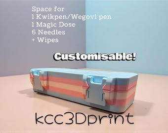 Wegovi/Mounjaro, edycja Trans, personalizowana. Opcjonalne etui na części zamienne. Bezpieczne, mocne, dyskretne.