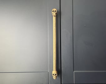 Uchwyty do szafek/garderob w kształcie czaszki x 2.