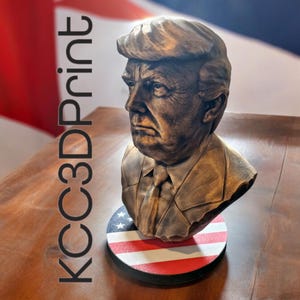 Donald J Trump Statue.