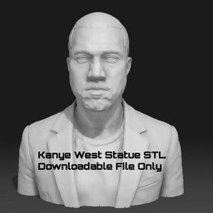 Kanye West STL. DOWNLOAD ONLY