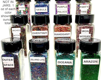 Chunky Glitter Mixed Color Bundle | Resin, Tumbler, Crafting