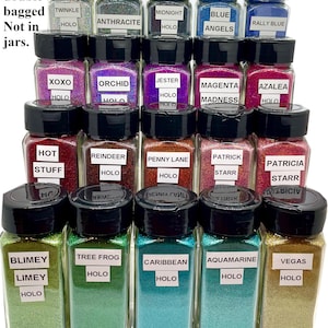 The Holla HOLOGRAPHIC Bundle 20 ounces total | Extra fine 1/128 | 1 oz of each color shown | double bagged | Read description please.