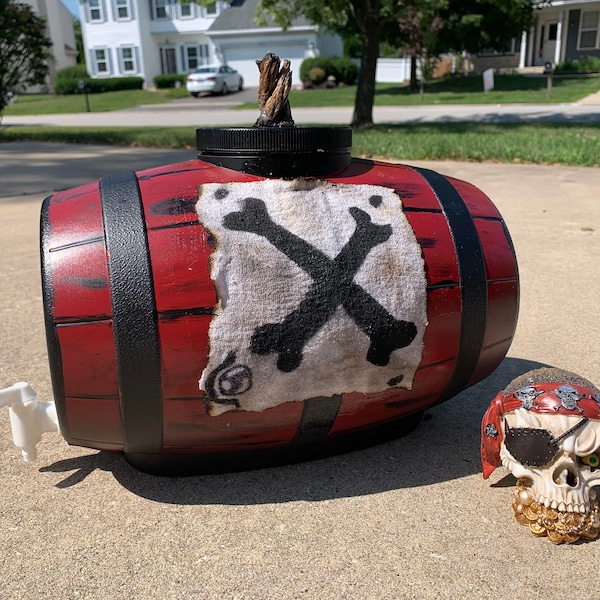 Thieves of the Sea Powder Keg "Beverage Dispenser" Decor