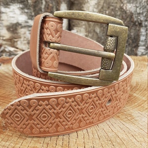 Belt Leather- Gift for Him -Genuine Leather Father&#39;s Day Gift