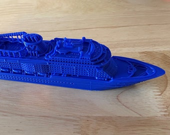 Disney Wish Cruise Ship 10 inch 3D Printed Model