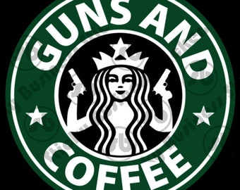 Download Guns And Coffee Etsy