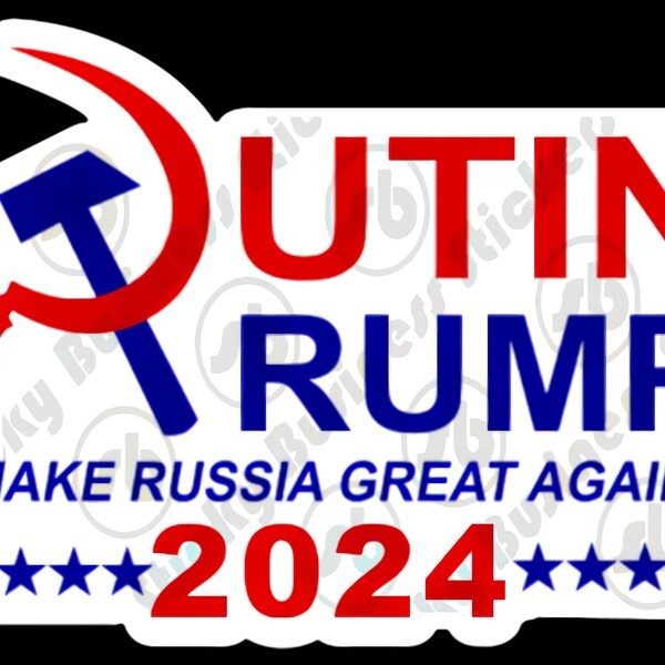 Stop Putin Bumper Sticker - 5 Inch Vinyl Decal For Cars & Outdoor Use