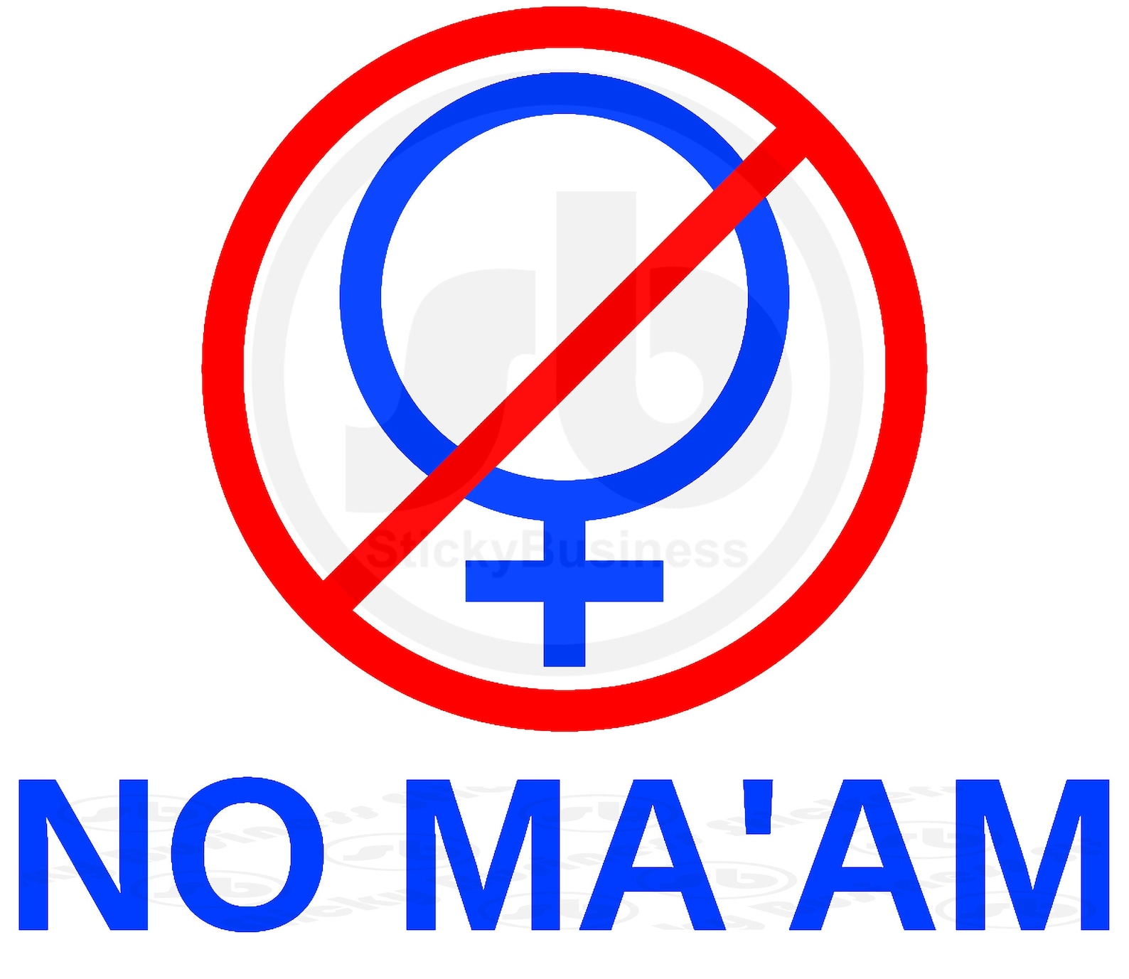 Married With Children Sticker Al Bundy No MA'AM 3 inch Etsy