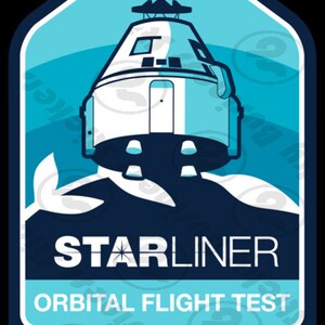 NASA Starliner Commercial Crew Orbital Flight Test 1 Sticker