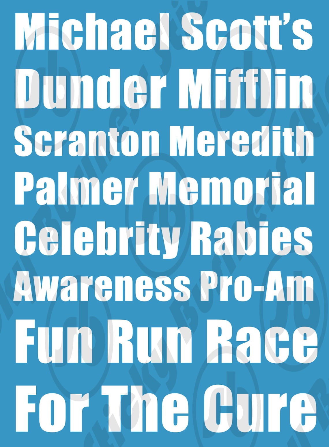 The Office Sticker Fun Run for the Cure 4 Inch Weatherproof Etsy