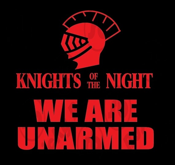 The Office Sticker Dwight Schrute Knights of the Night 3 inch Etsy