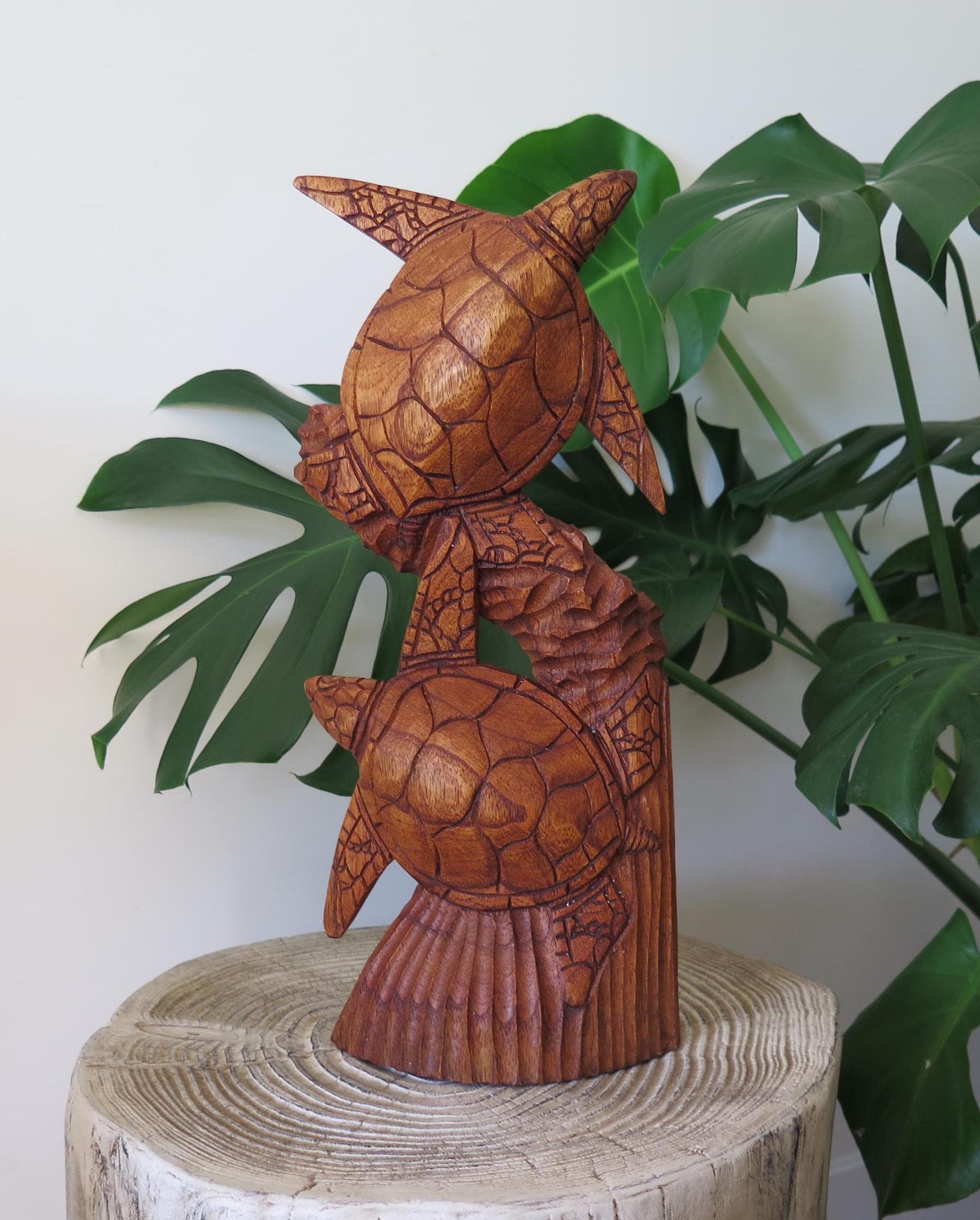 Hawaii wood statue - Etsy 日本