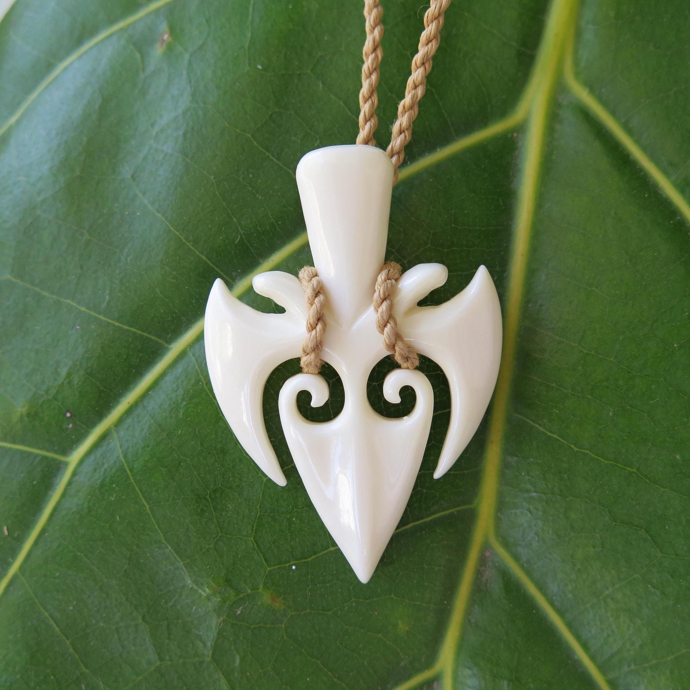 Ancient Polynesian Native Hawaiian Weapon Genuine Buffalo Bone